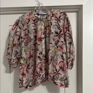 Chufy My Aussie Days cotton-silk blend Nora blouse size small - LIKE NEW